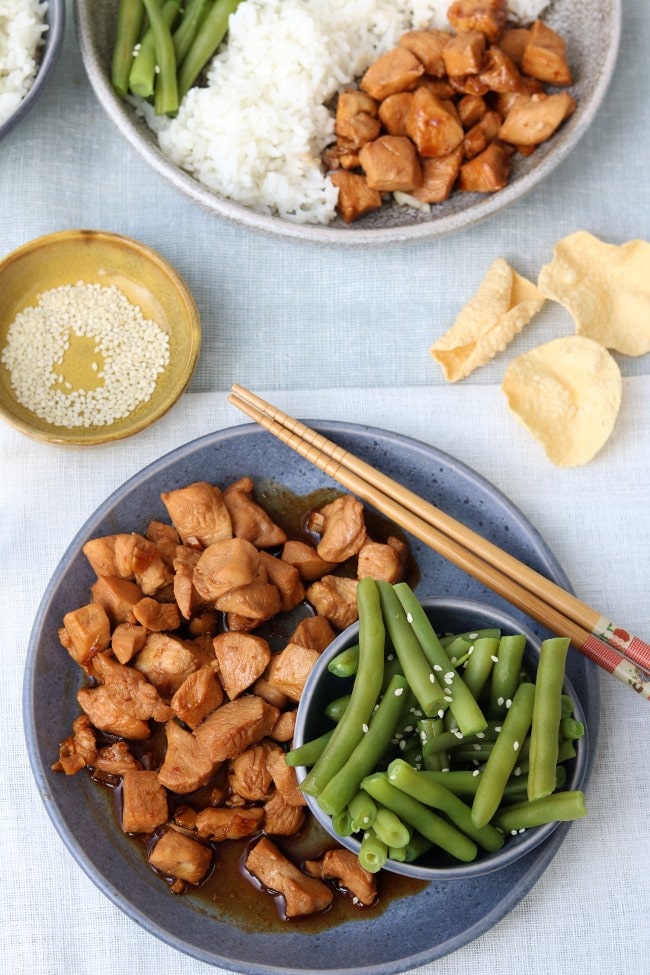 Kip teriyaki saus