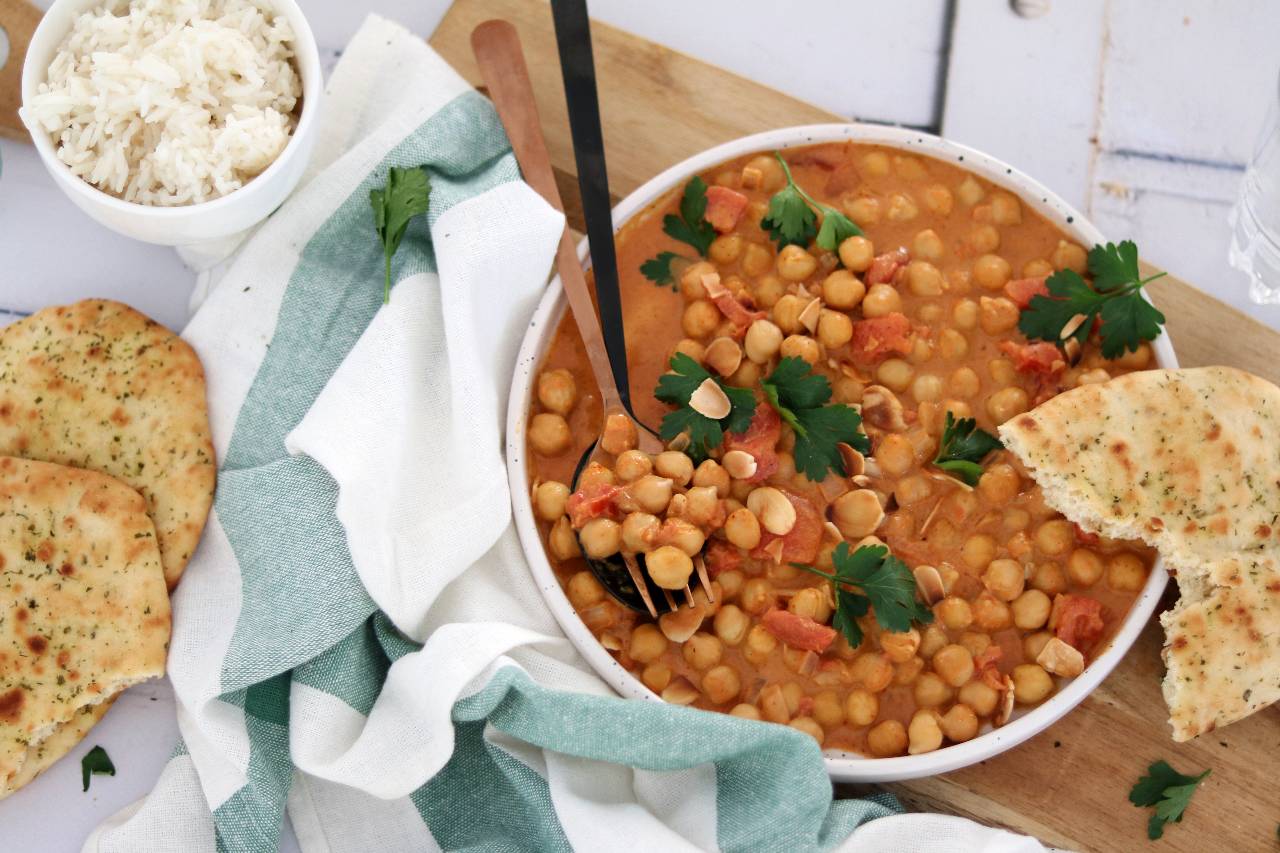 Kikkererwten curry