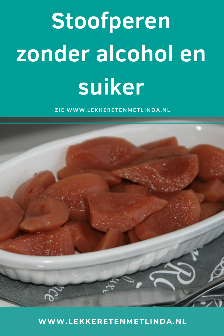 Stoofperen recept zonder suiker