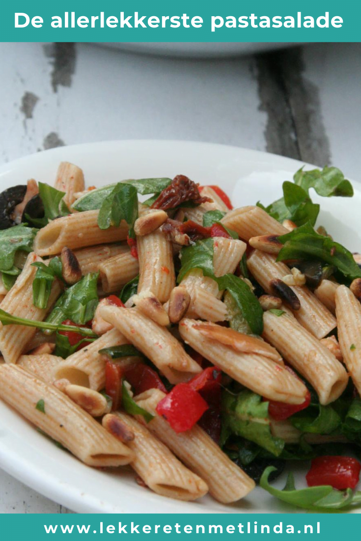 De allerlekkerste pastasalade die er bestaat. 