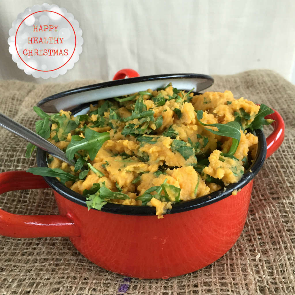 Zoete aardappelpuree