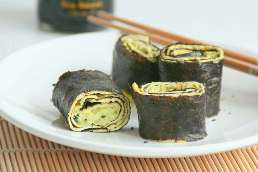 omelet sushi wraps