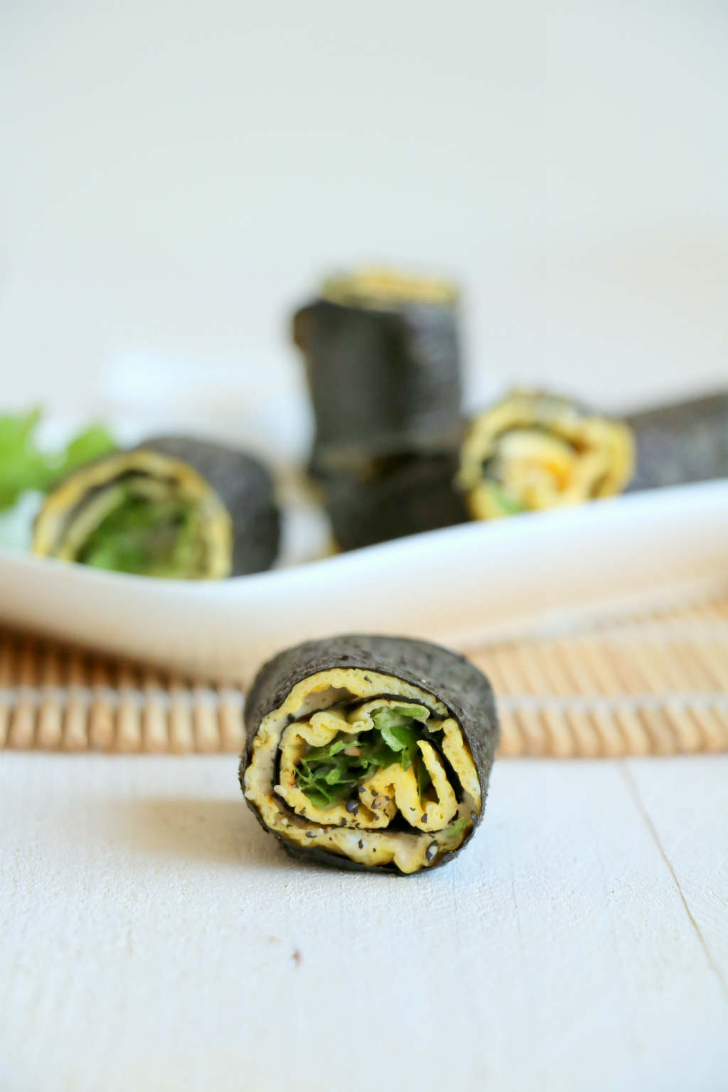 omelet sushi wraps