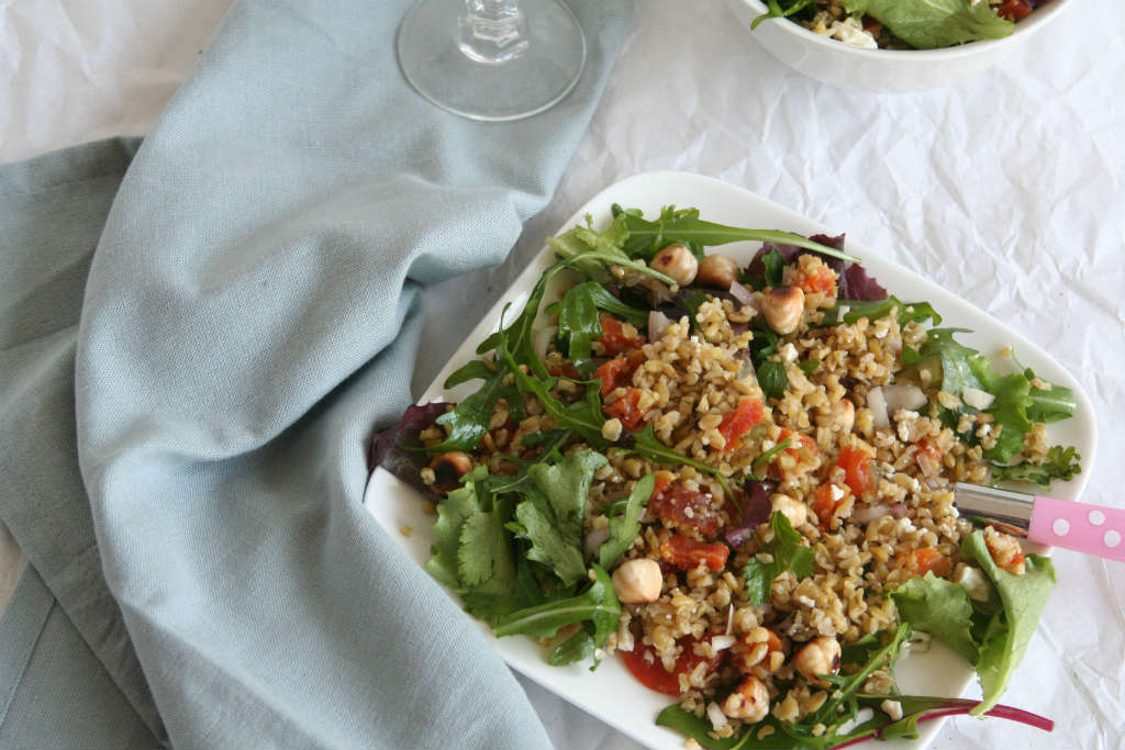 Freekeh salade met abrikoos
