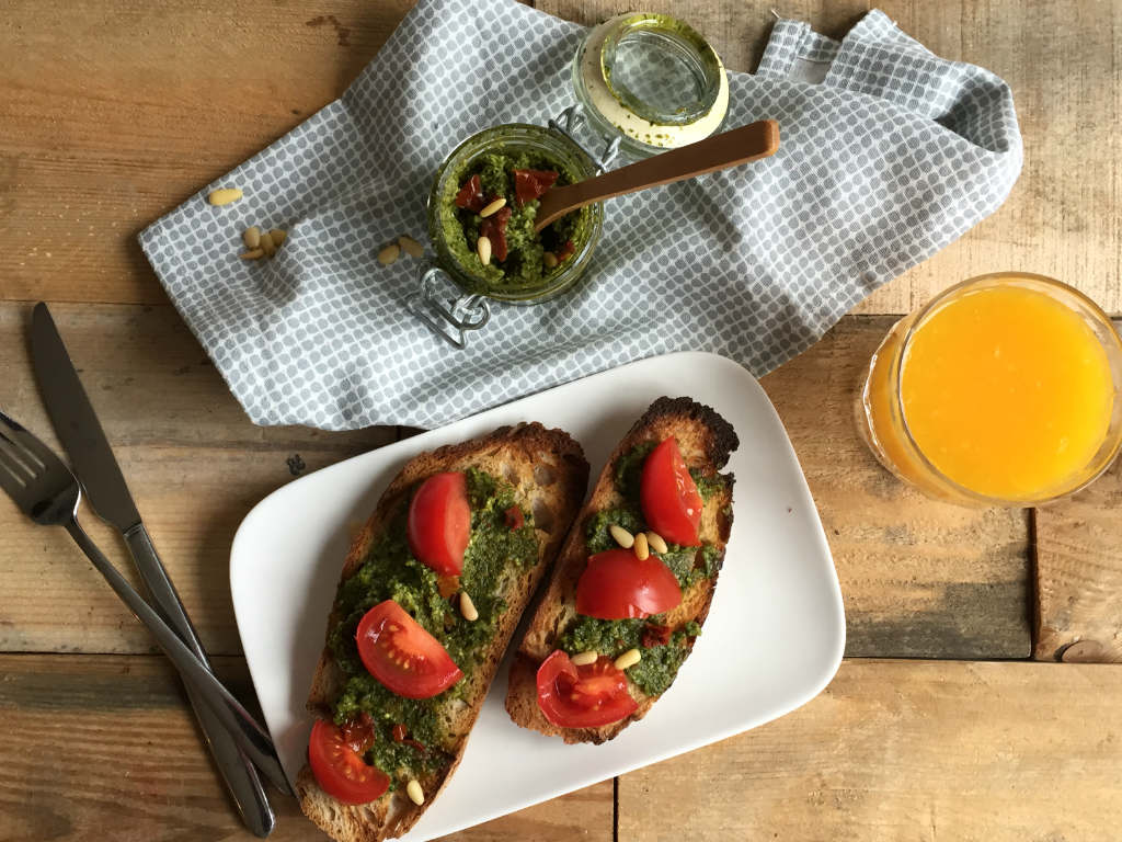 spinazie pesto