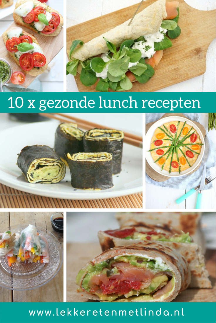 Gezond eten is echt niet moeilijk. Het draait om een goede voorbereiding. Probeer eens één van de 10 gezonde lunch recepten uit. Makkelijk, snel en lekker.
