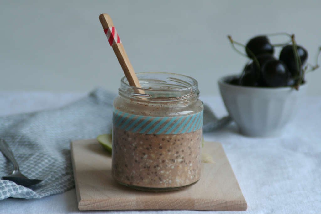 gezond ontbijt met overnight oats