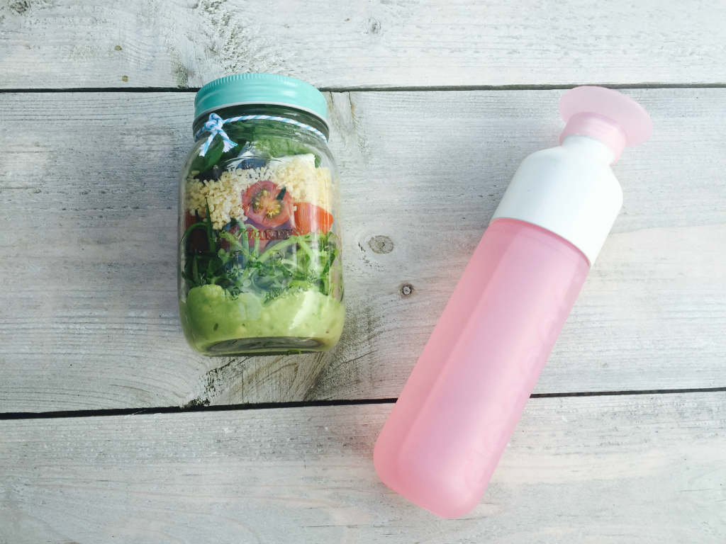 salade in een pot recept