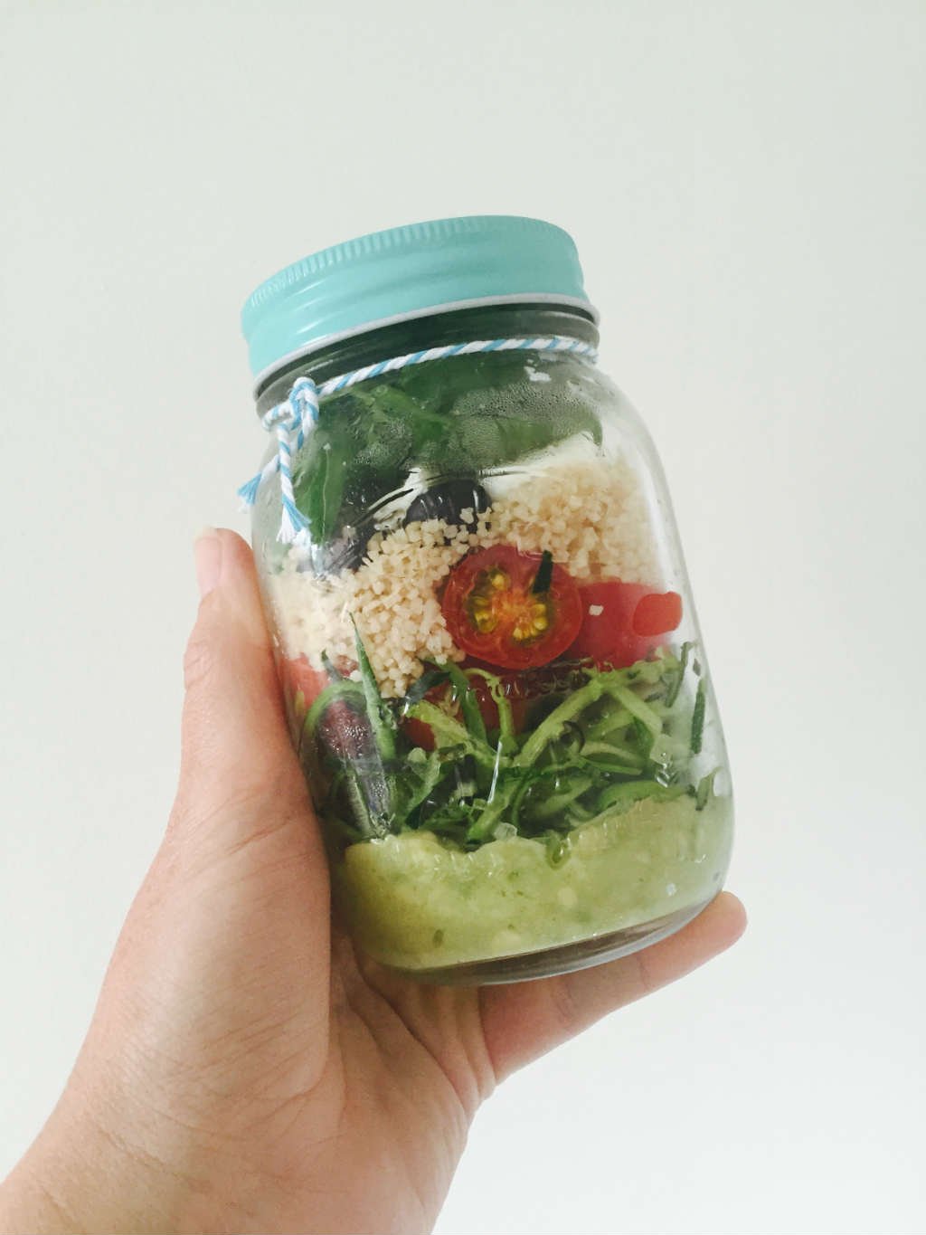 salade in een pot recept