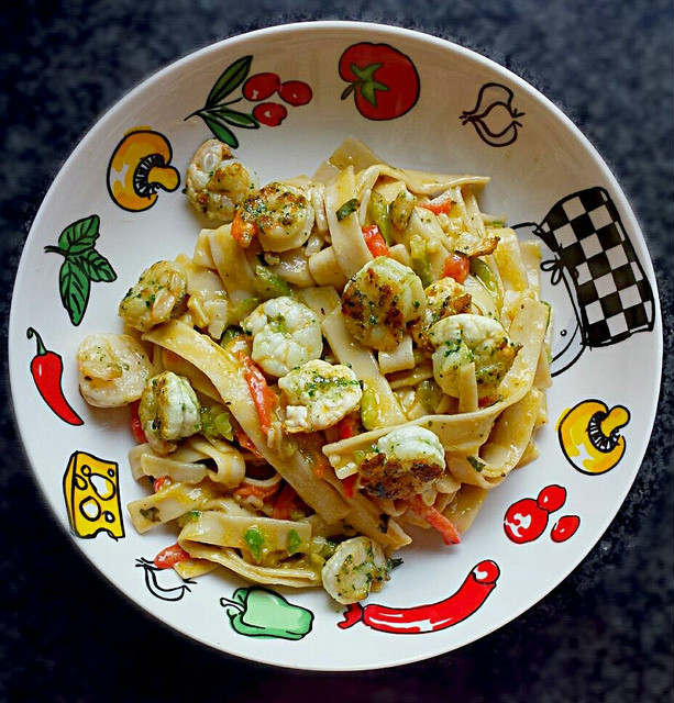 romige speltpasta