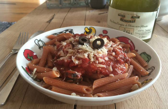 pittige pasta