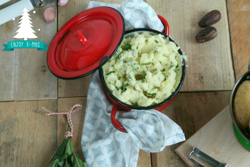 aardappelpuree met munt