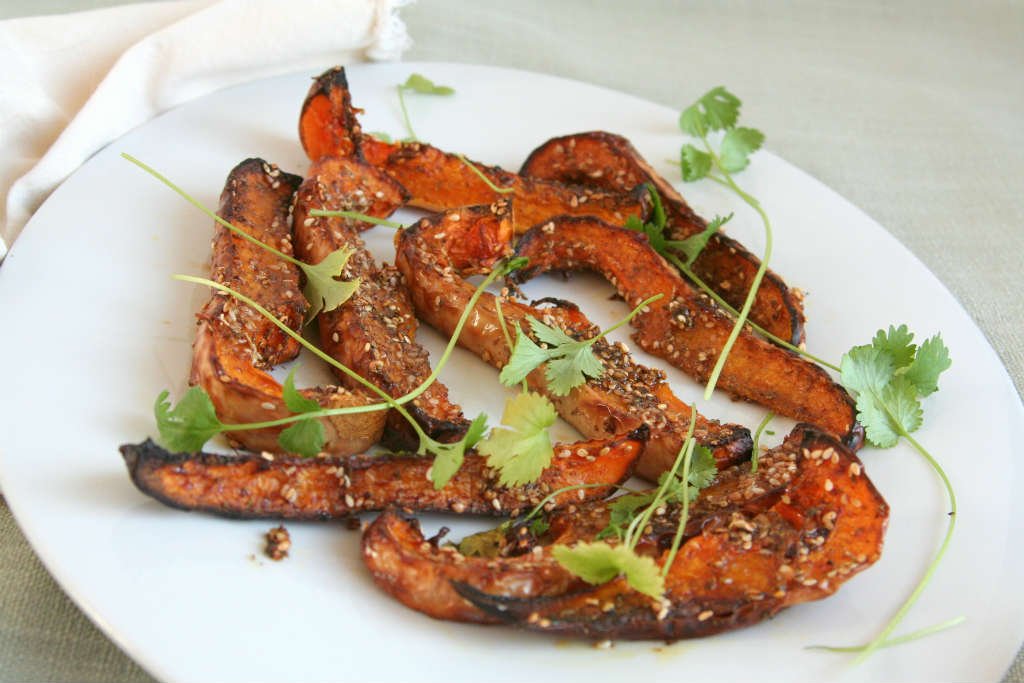 geroosterde pompoen met zaatar