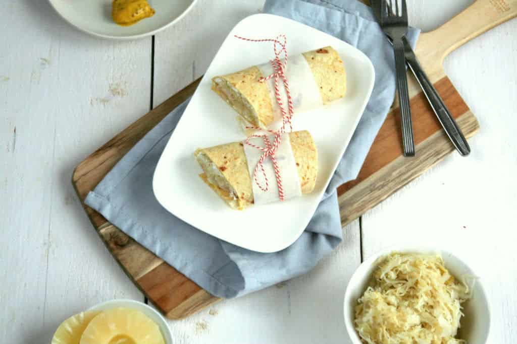 wrap met zuurkool