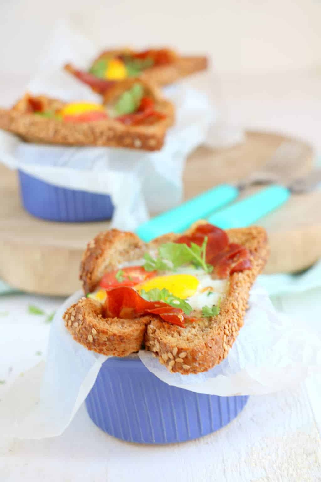 broodmuffins met ei 