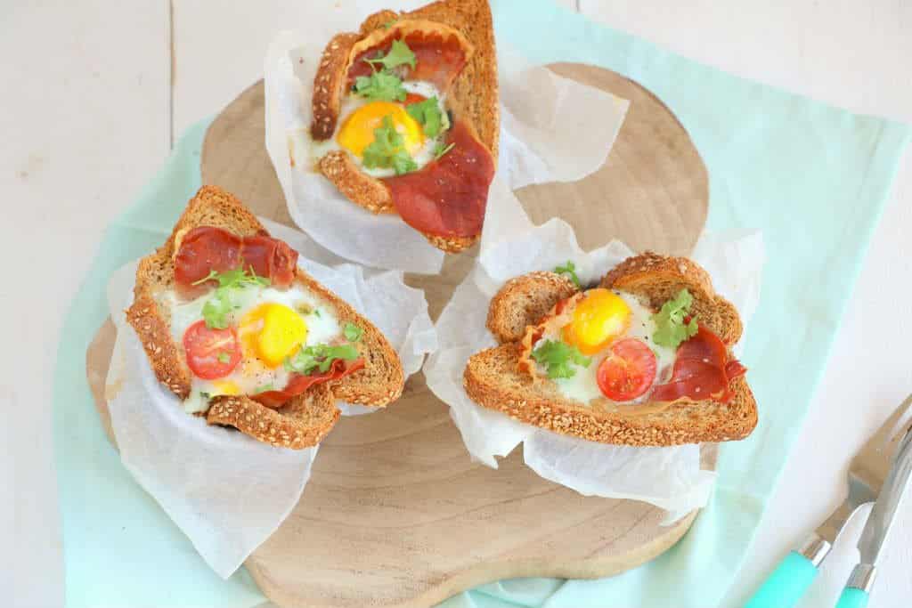 broodmuffins met ei 