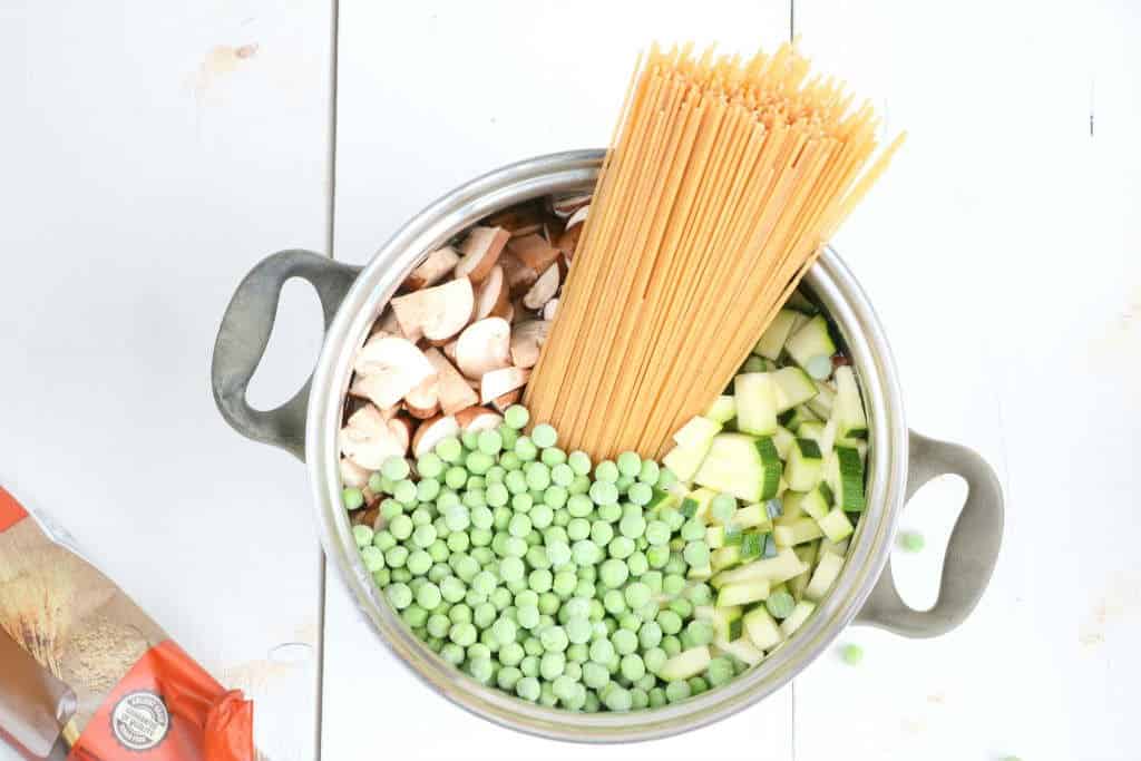 eenpans spaghetti met courgette