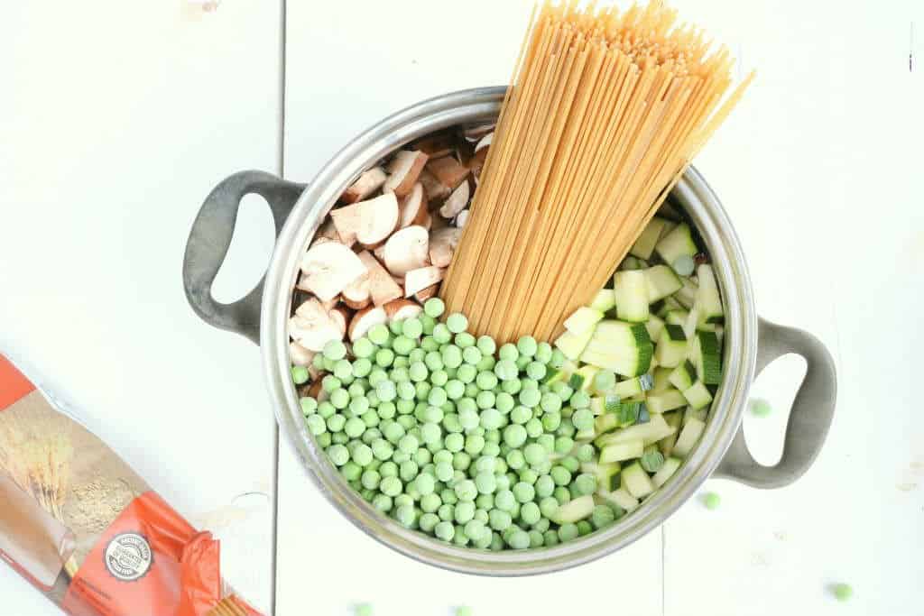 eenpans spaghetti met courgette