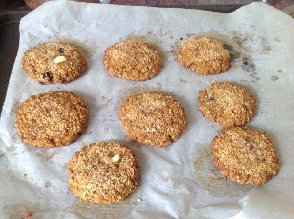 lezersfoto's 1 havermoutkoek met wortel