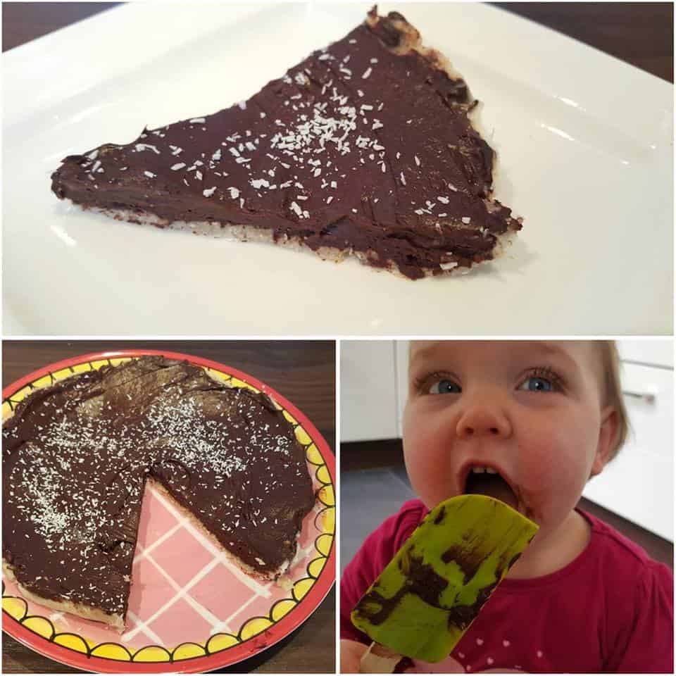 lezersfoto's 1 raw chocolade taartje