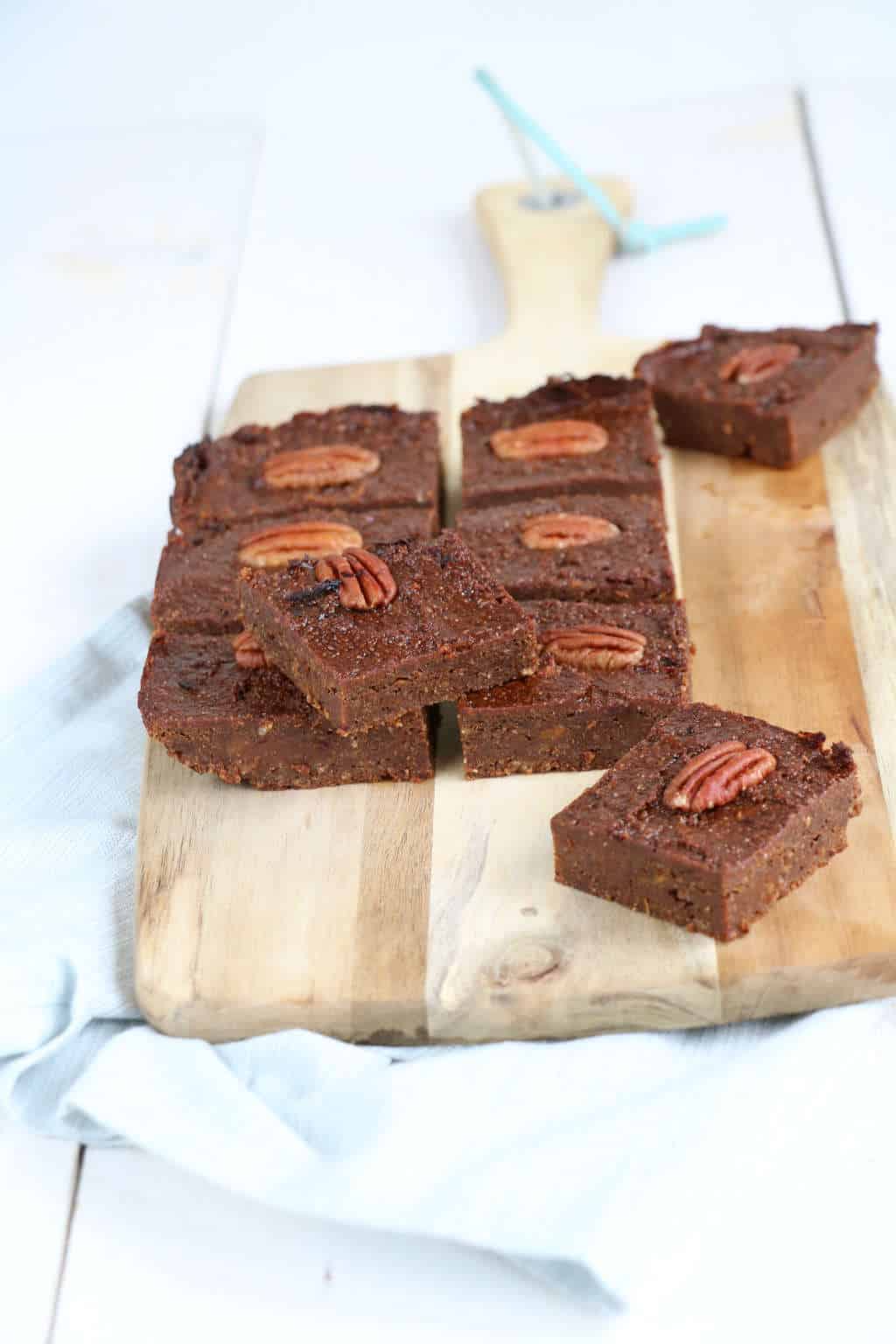 zoete aardappel brownie 