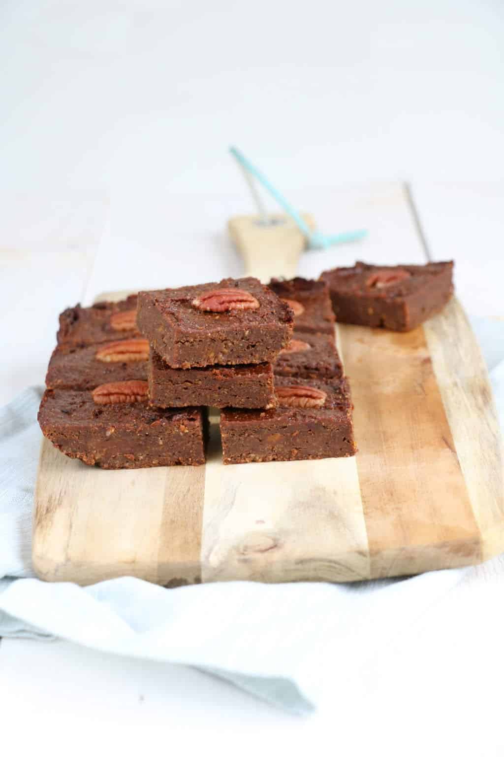 zoete aardappel brownie 