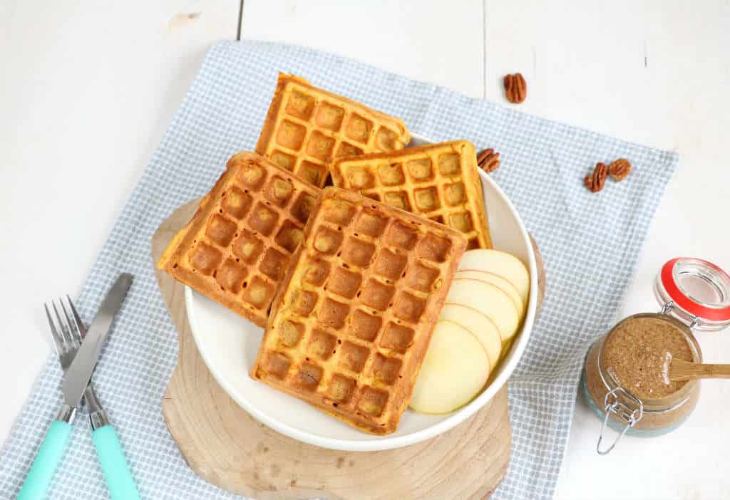 zoete aardappel wafels 