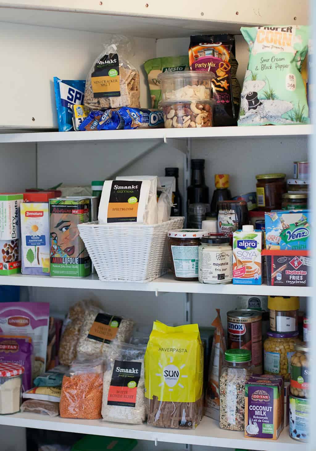 must haves in de voorraadkast