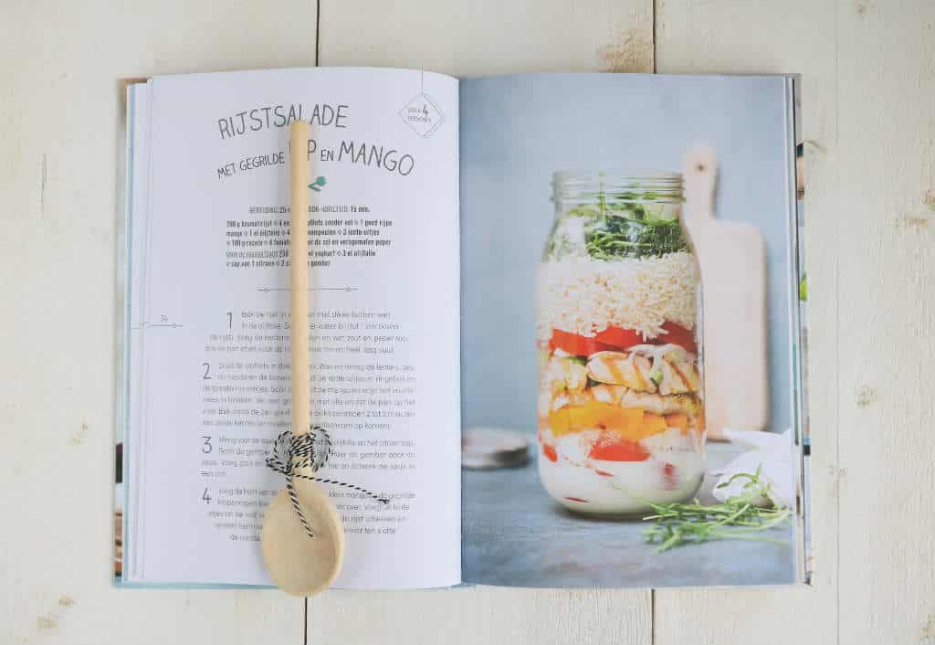 salade in een pot kookboeken 