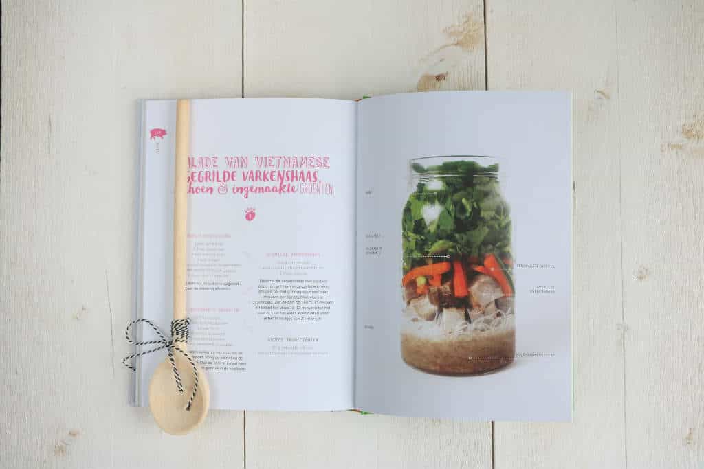 salade in een pot kookboeken 