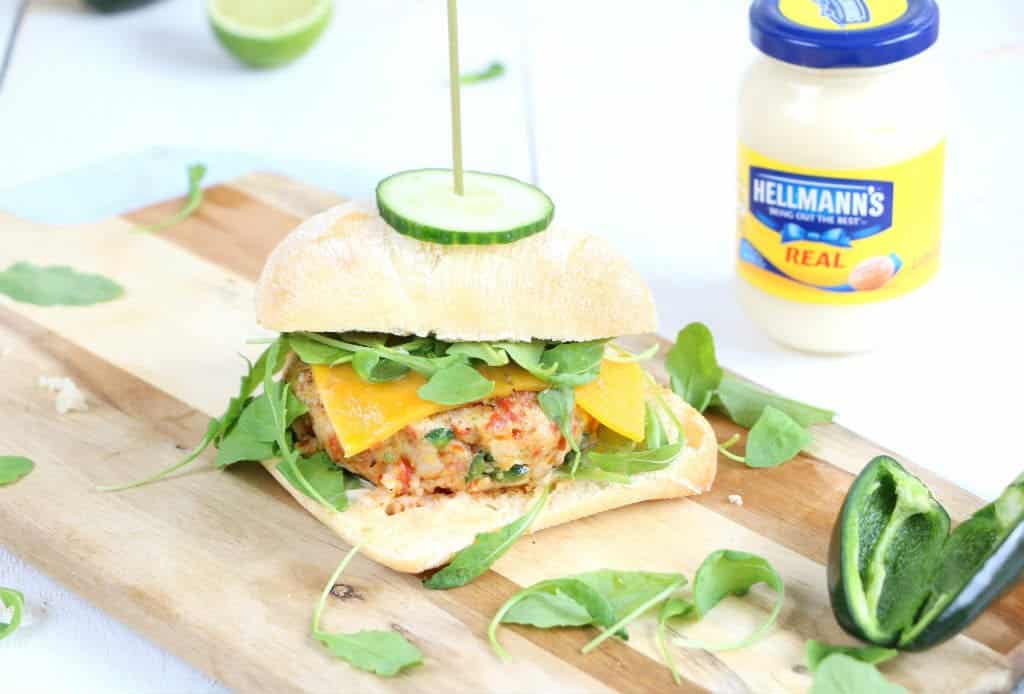chicken chorizo burgers