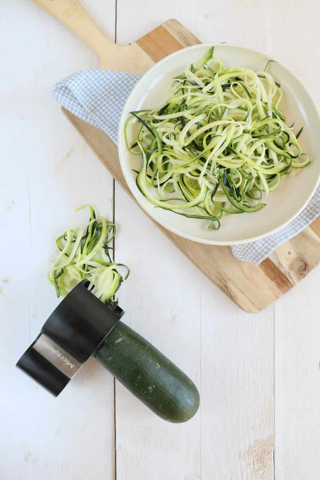 courgetti met kip