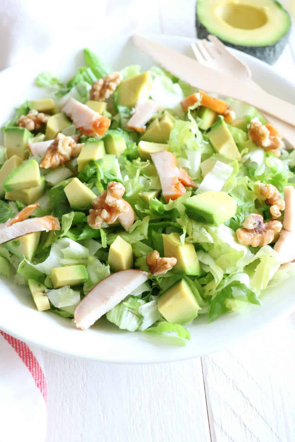 andijvie salade met avocado