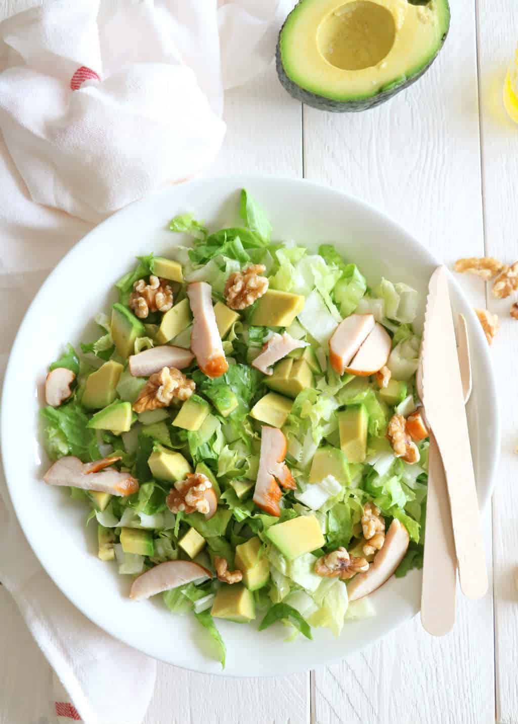 andijvie salade met avocado