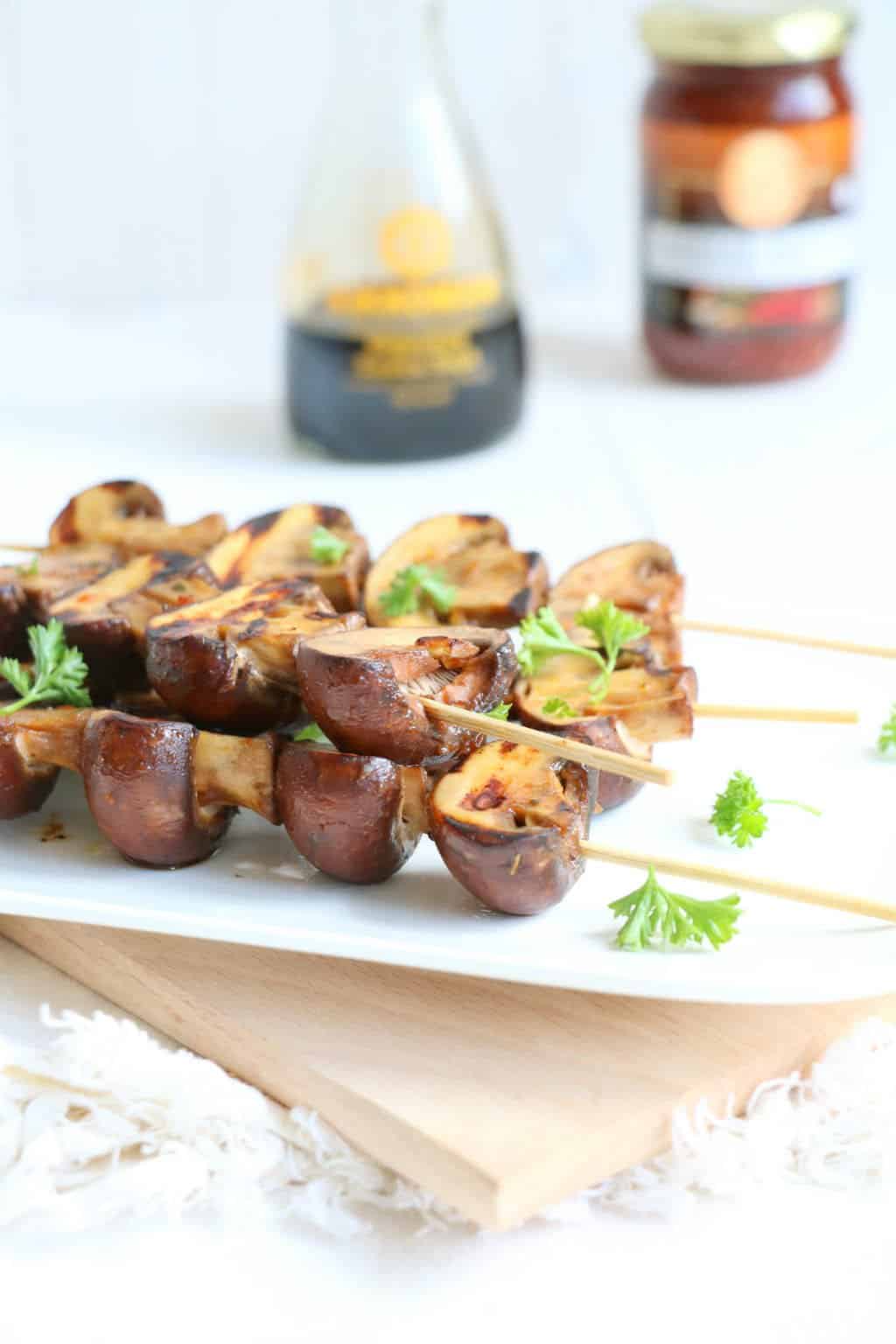 pittige champignons
