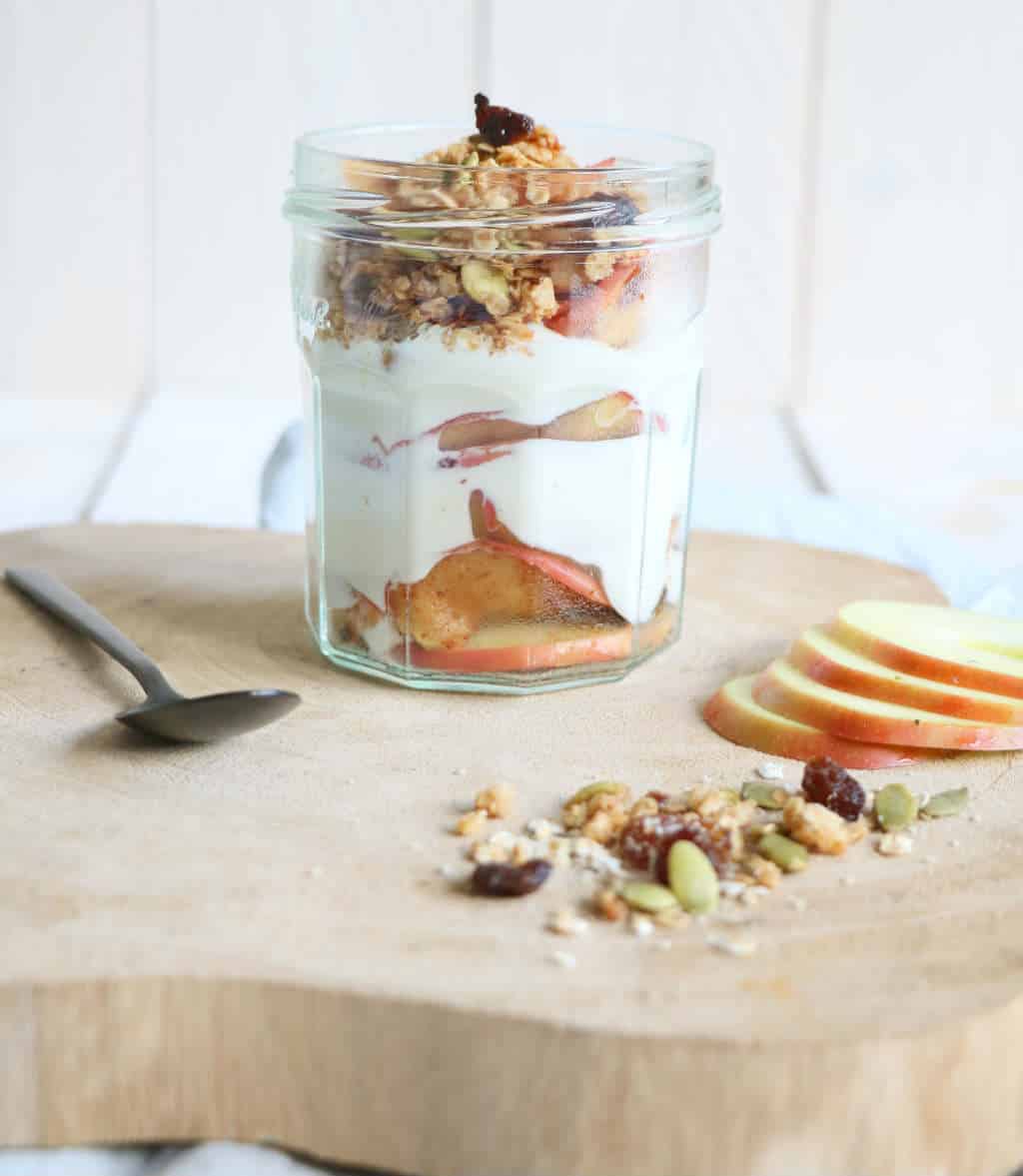 laagjes appeltaart ontbijt