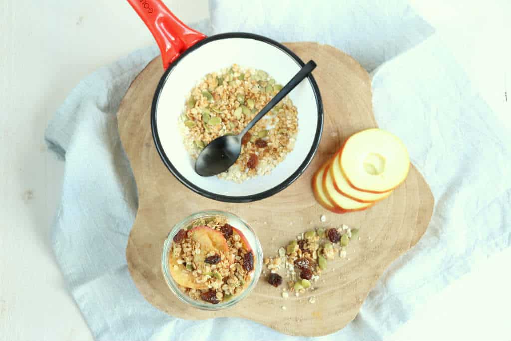 laagjes appeltaart ontbijt