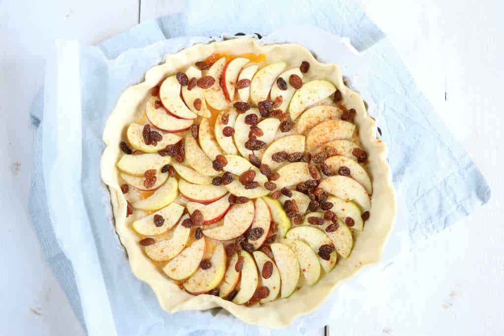 snelle appelkruimeltaart