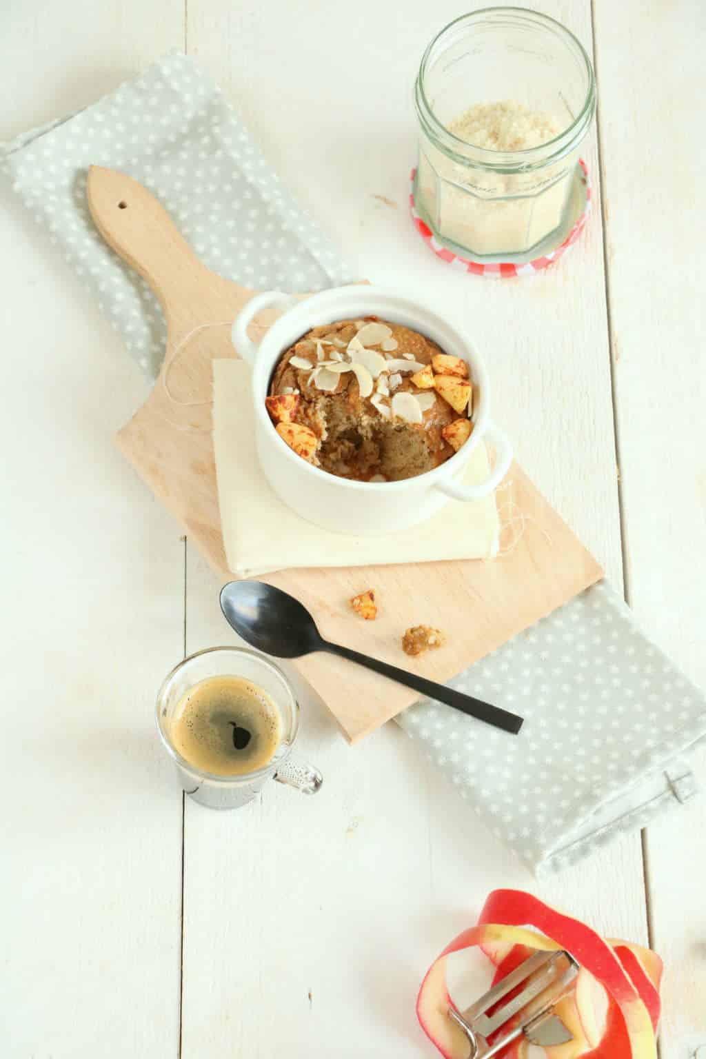 koffie ontbijtcake met appel