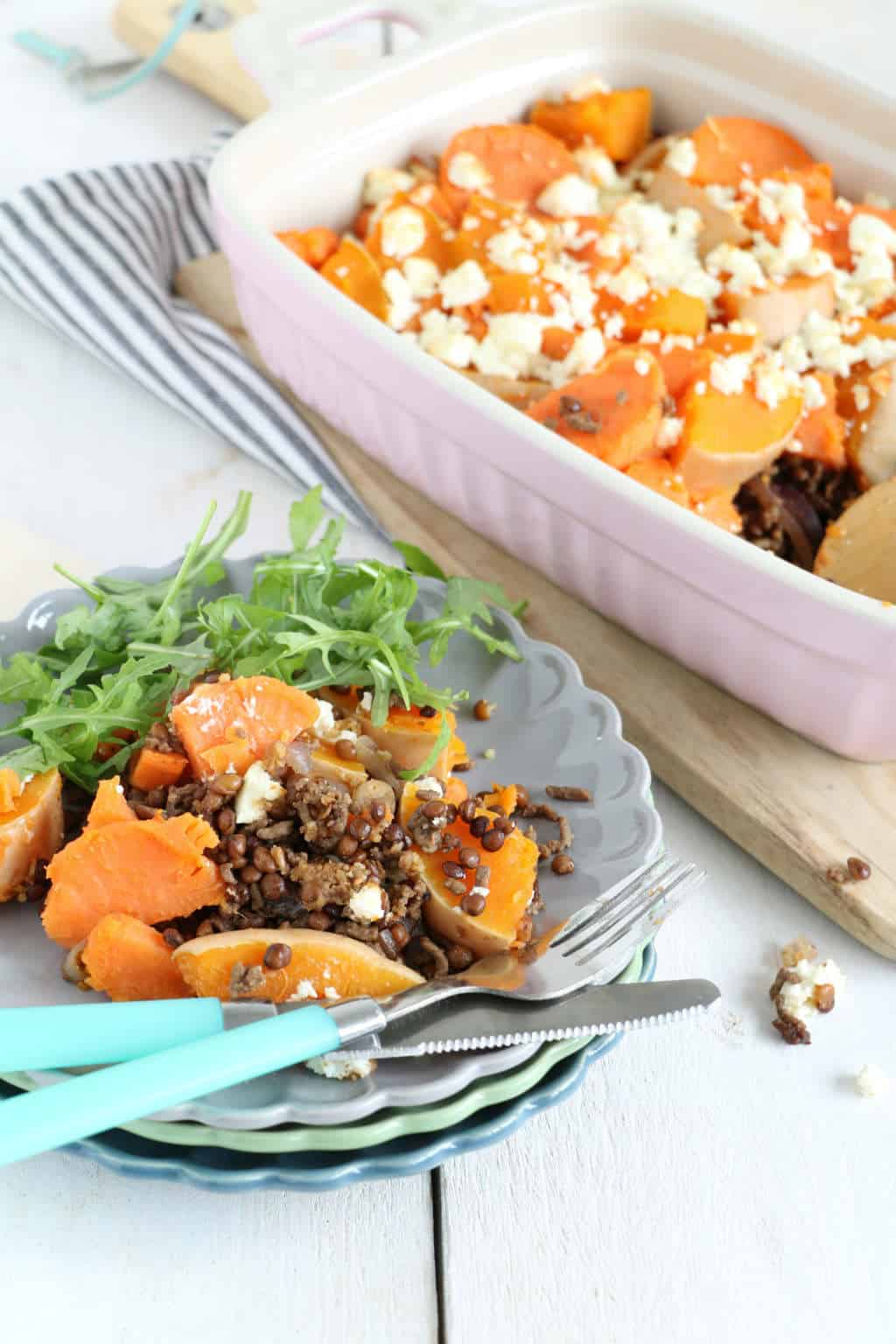 pompoen ovenschotel 