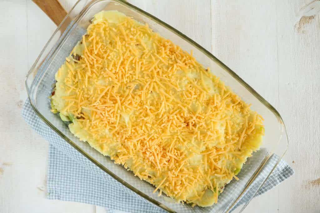 Prei ovenschotel met gehakt