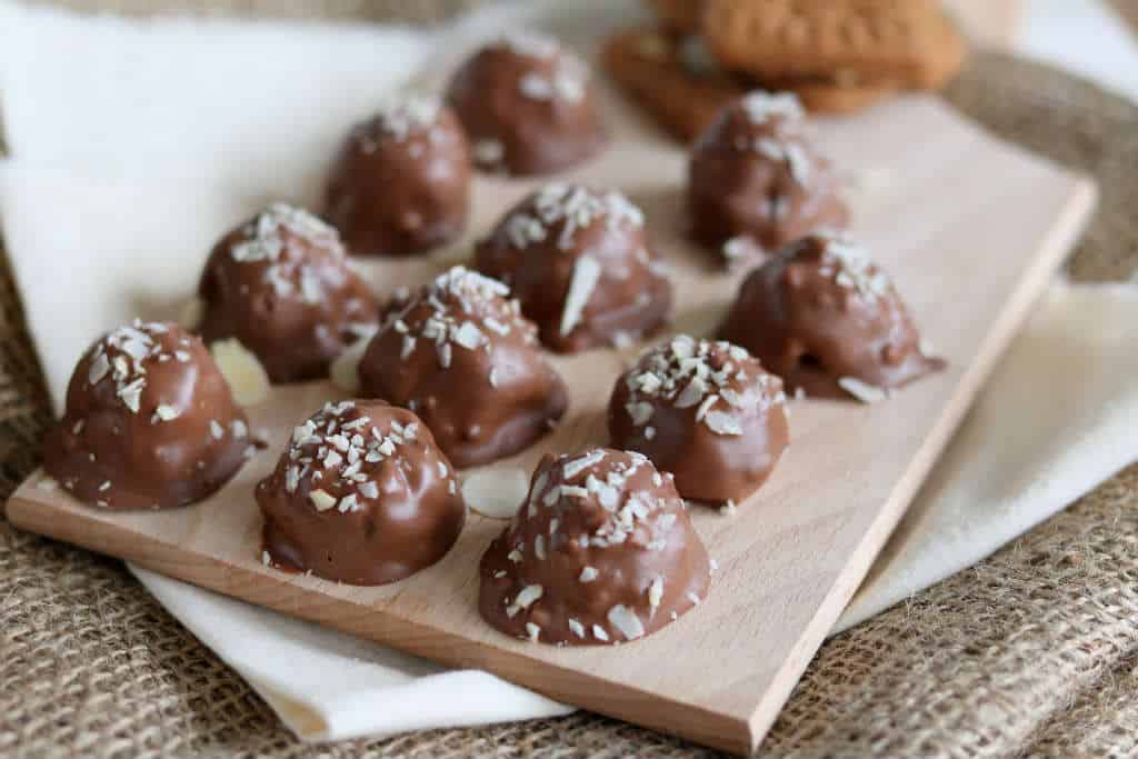 salted caramel speculaas truffels