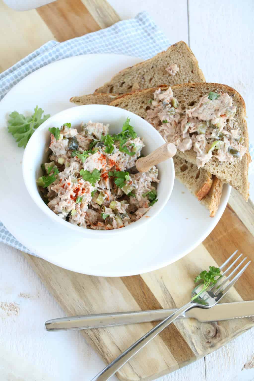 tonijn salade voor op brood
