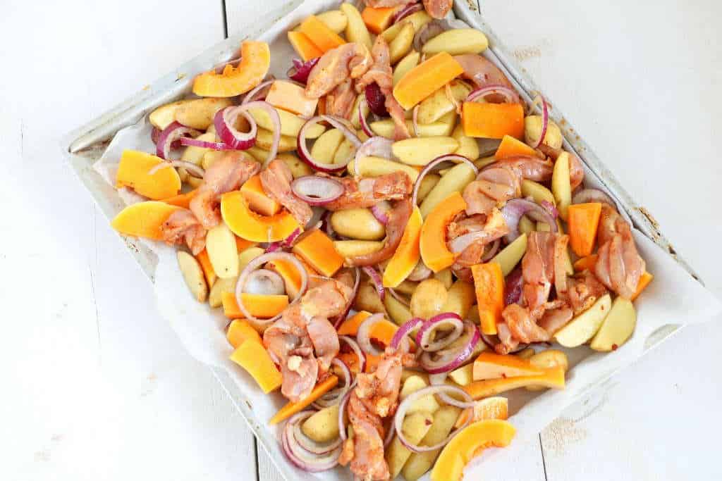 traybake met pompoen