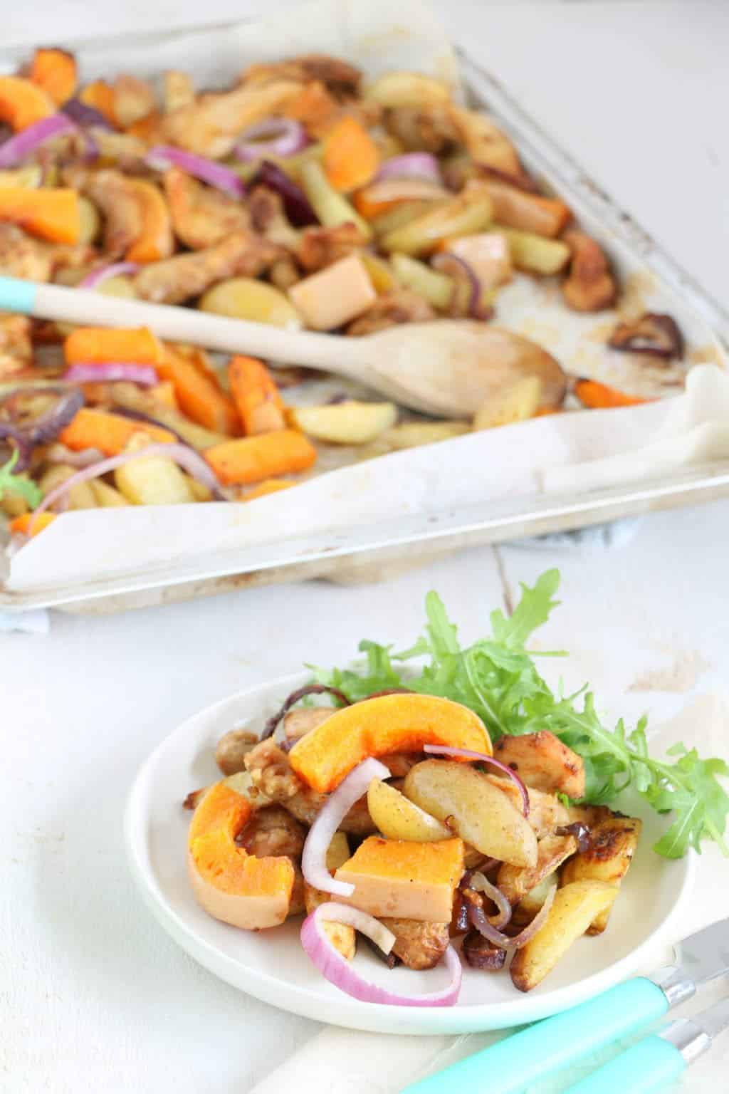 traybake met pompoen