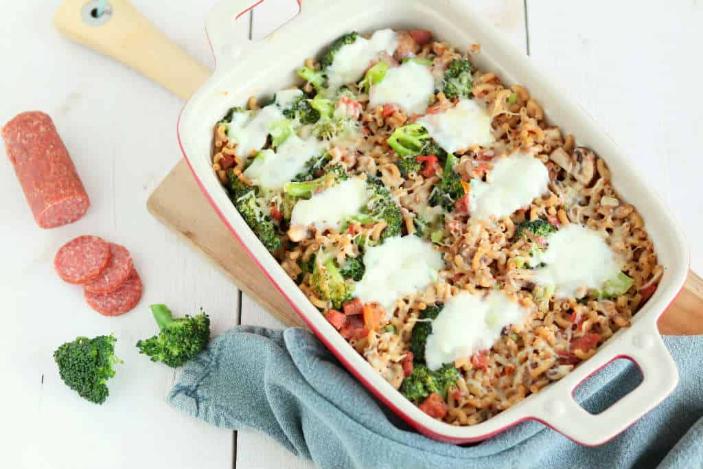 Macaroni ovenschotel met broccoli
