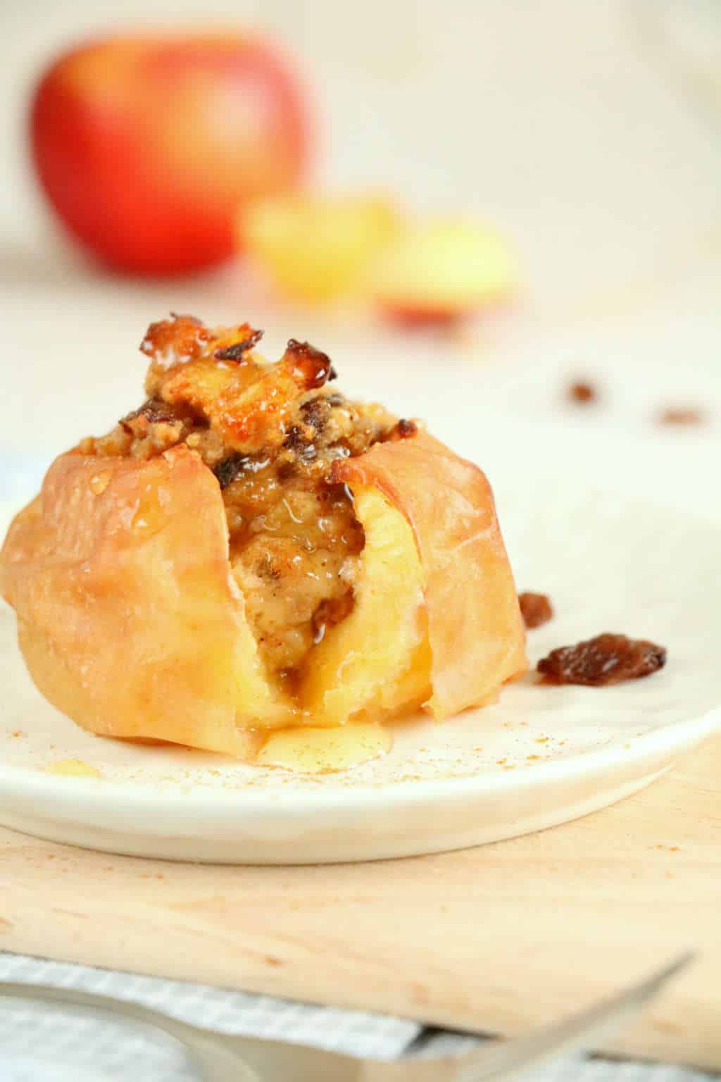 Appeltjes met spijs uit de oven