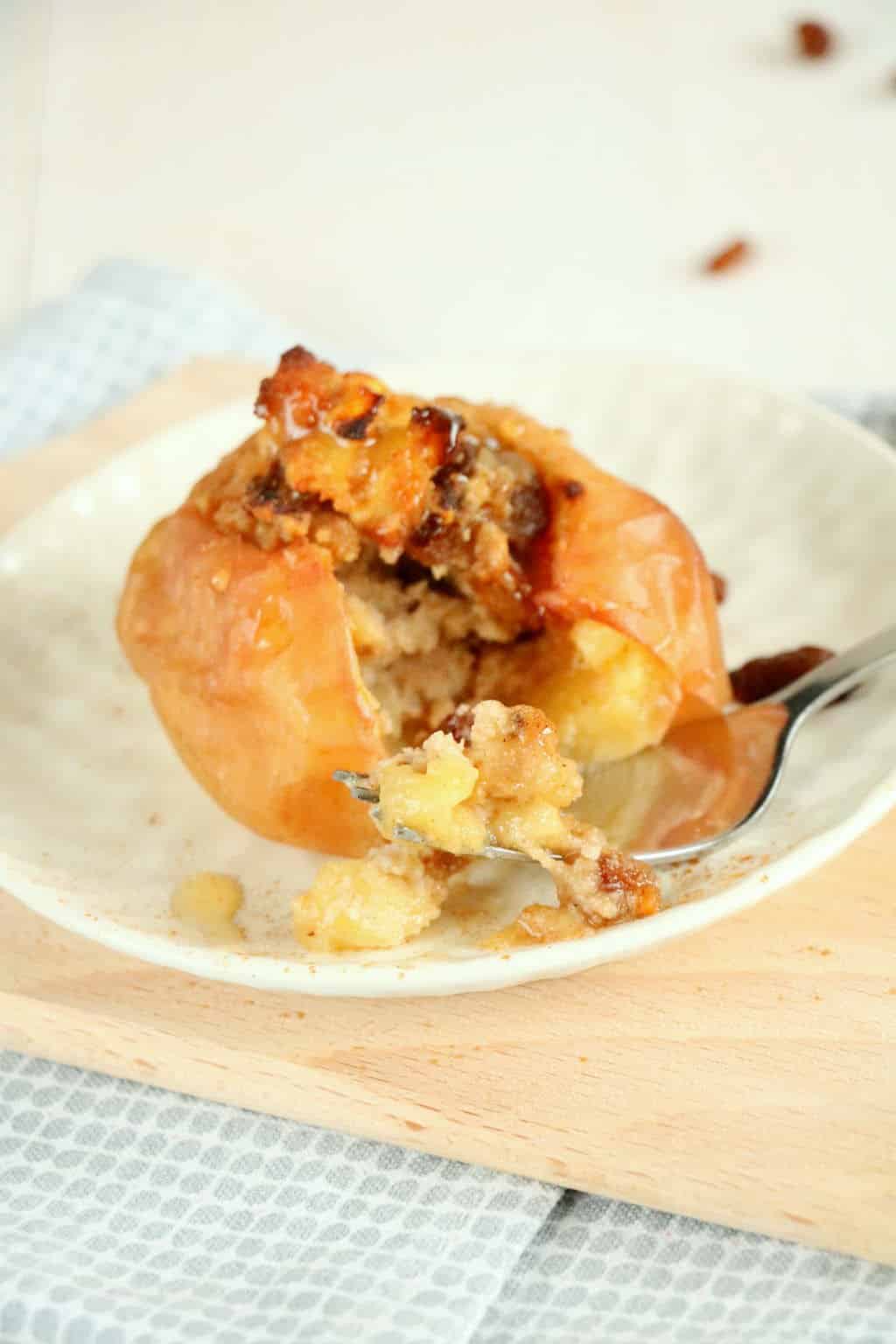 Appeltjes met spijs uit de oven
