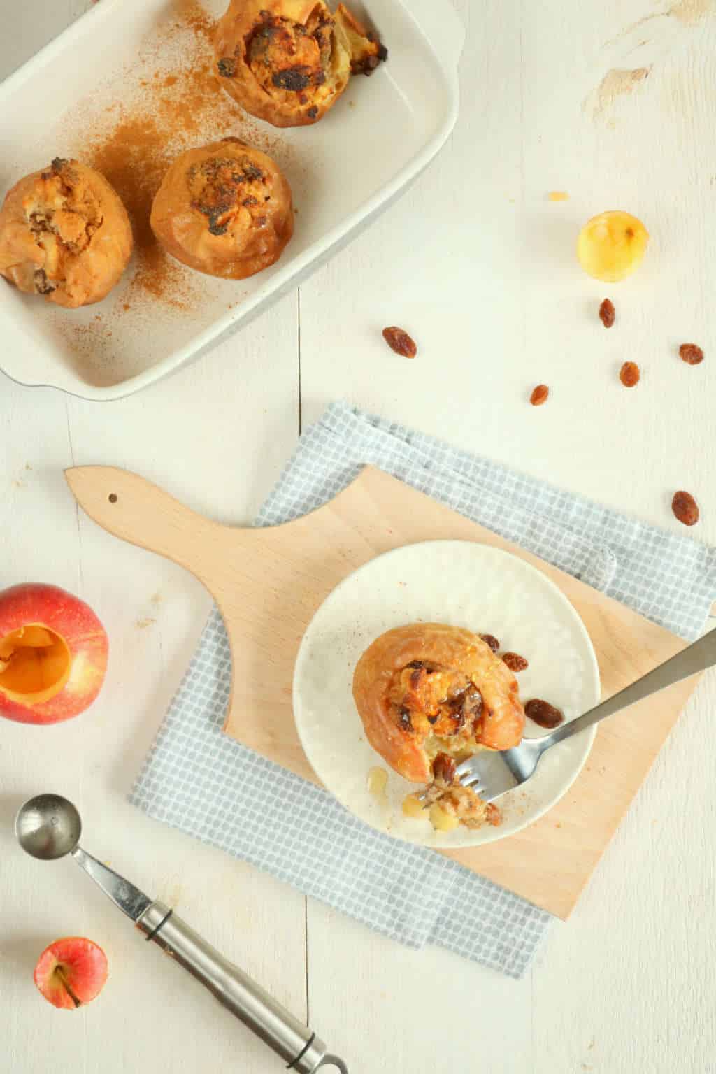 Appeltjes met spijs uit de oven
