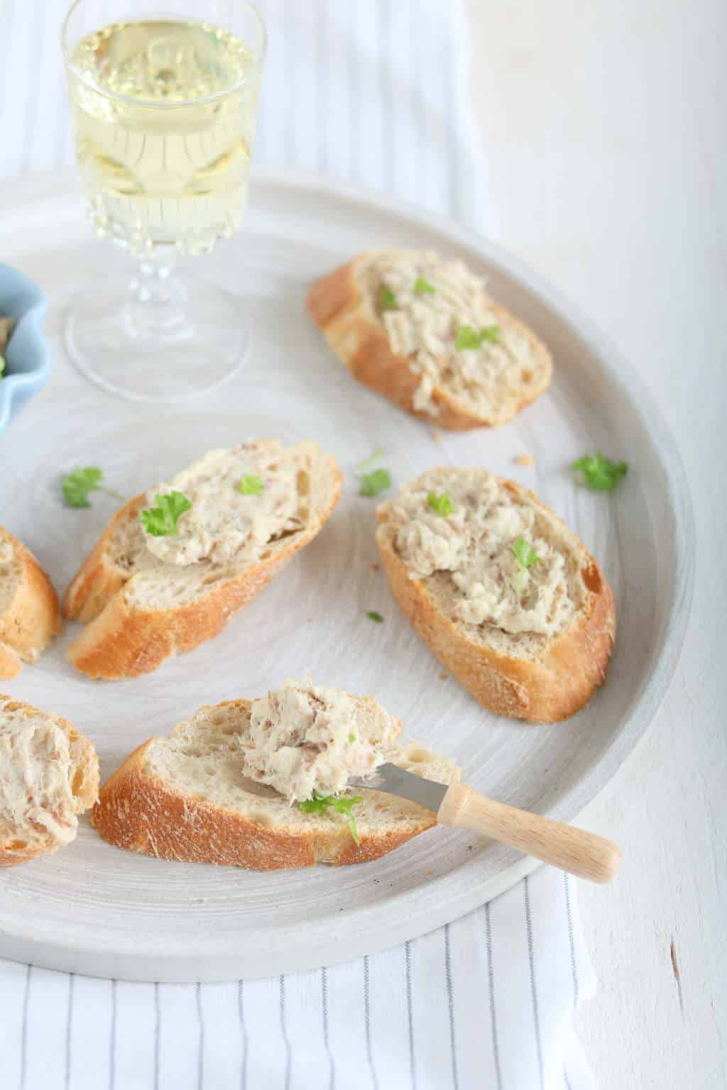 Gerookte makreelsalade